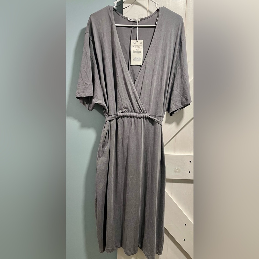 Zara Cotton Dress NWT Sz Md